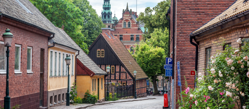 Lund, a small old town in Sweden