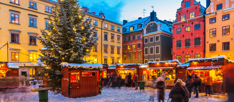 Christmas fair in Stockholm