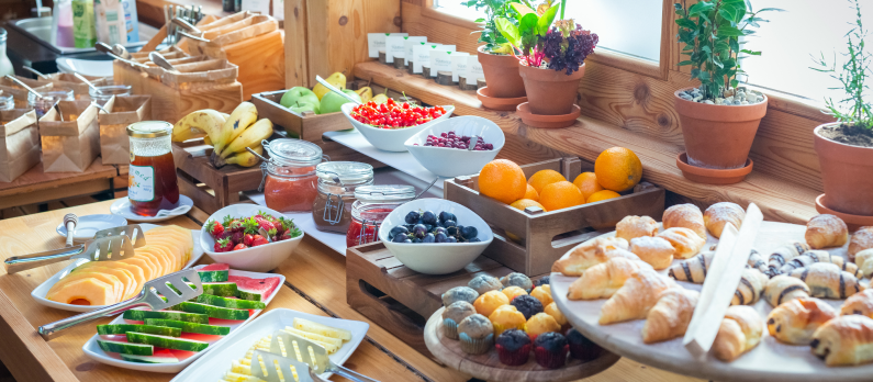 Hotel Breakfast buffet