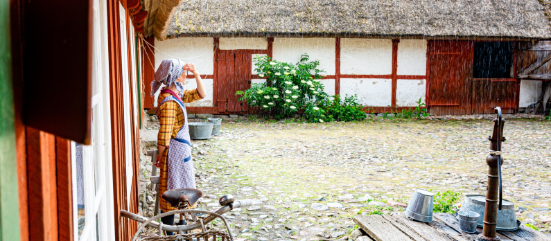 Traditional Swedish farm