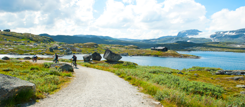 Tourists_biking_and_beautiful_landscape_in_Finse