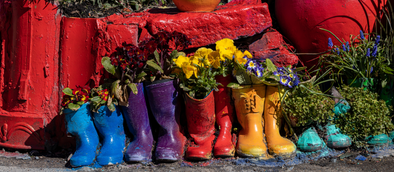 Denmark Colorful rubber boots