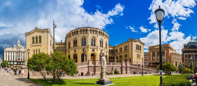 Oslo Parliament building 