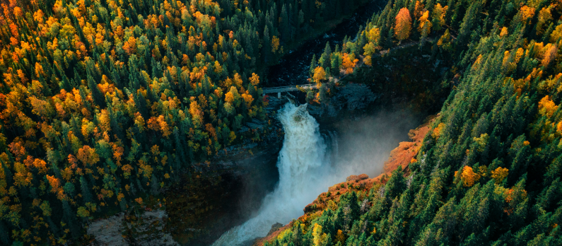 Hallingsafallet waterfall