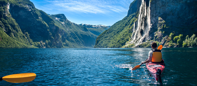 Fjord kayaking