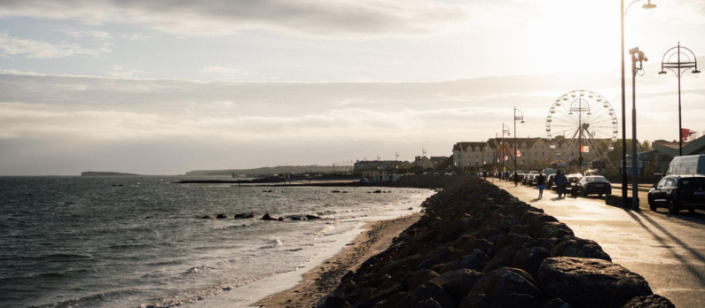 Salthill Promenade, Galway, Ireland. 