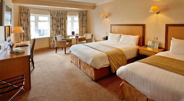 Ashdown Park Hotel bedroom