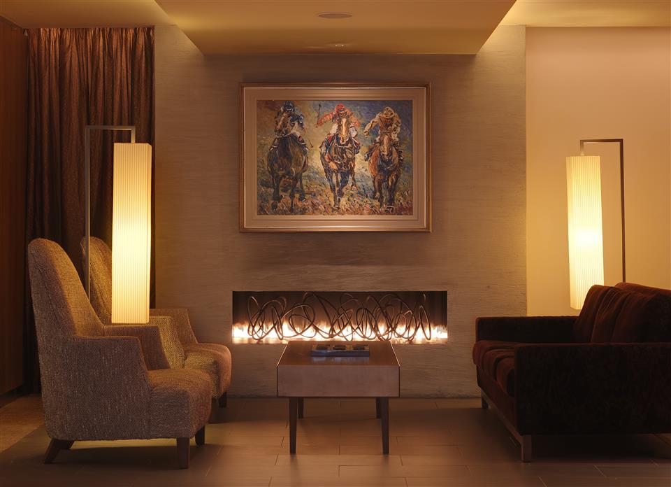 Aghadoe Heights Hotel Fireplace in Lobby
