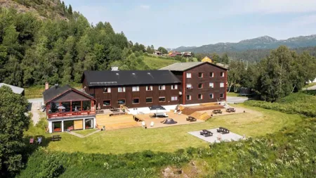 Austbø Hotell Fasad