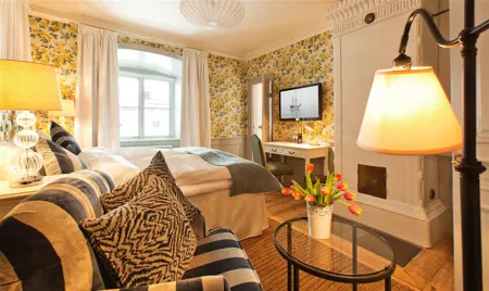 Hotellrum på Rosersbergs Slottshotell
