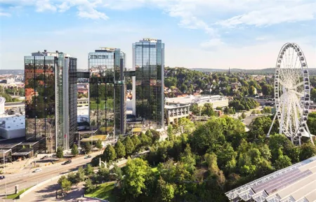Gothia Towers next door to Liseberg and Universeum