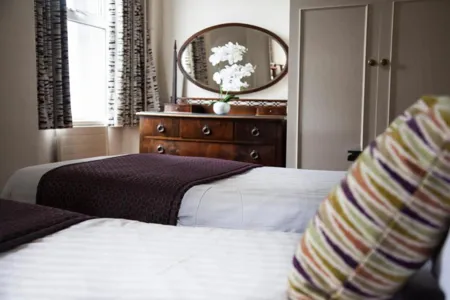 club house hotel bedroom