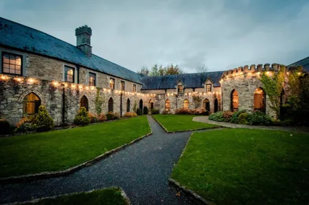 Courtyard with Lights