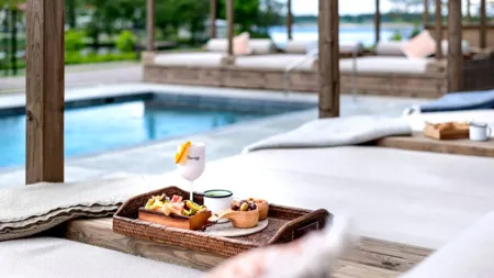 Skytteholm Nordic Spa bricka