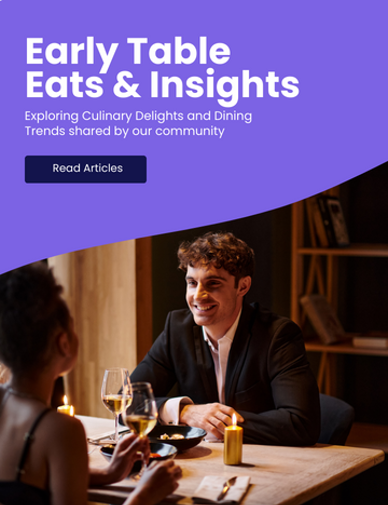 Early Table | 50% off Dinner Deals | Dublin Restaurant Deals